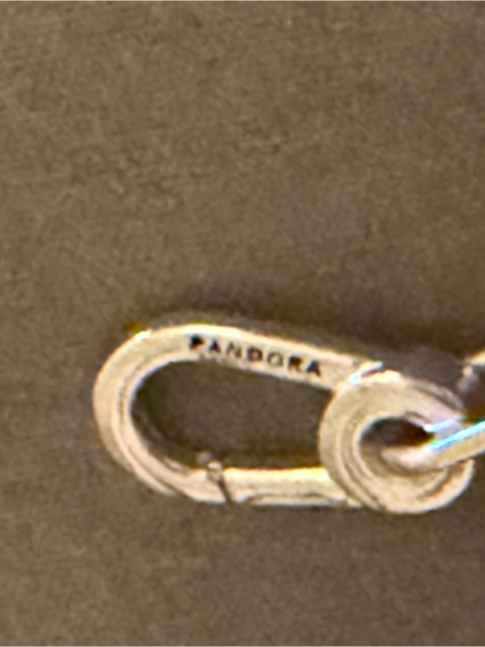 PANDORA ME Silver Lobster Clasp Charm Connector - Silver